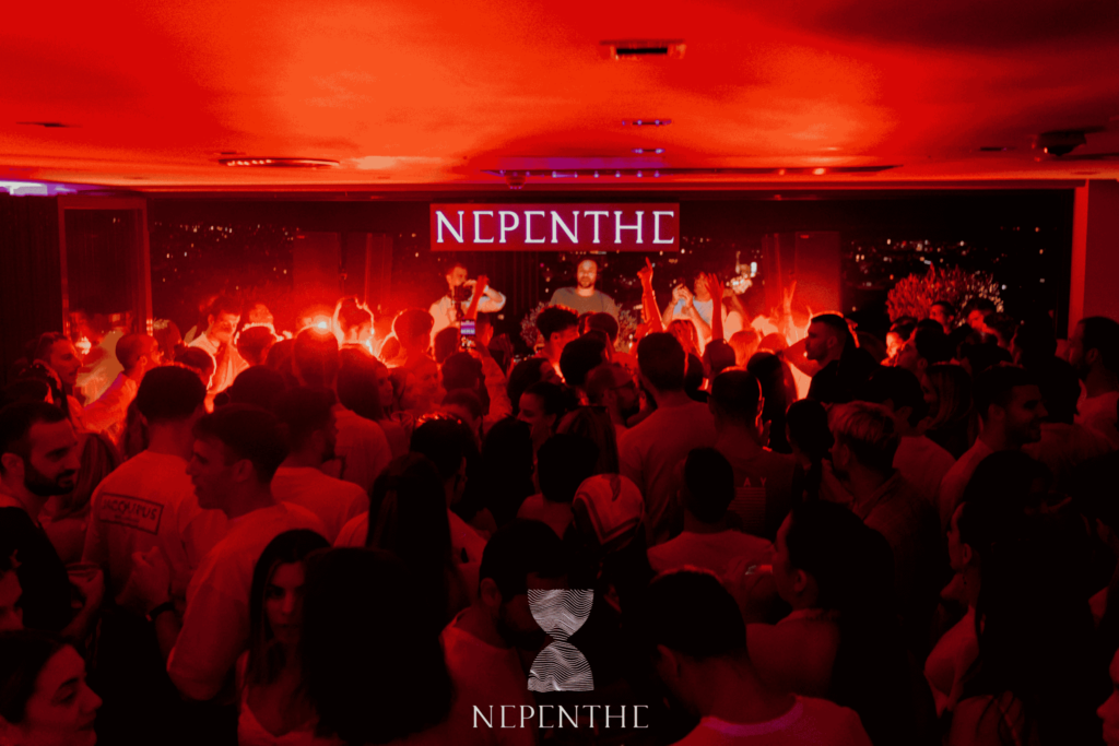 The crowd at NEPENTHE High Rise