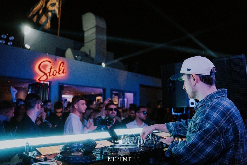 In the booth with Stoli