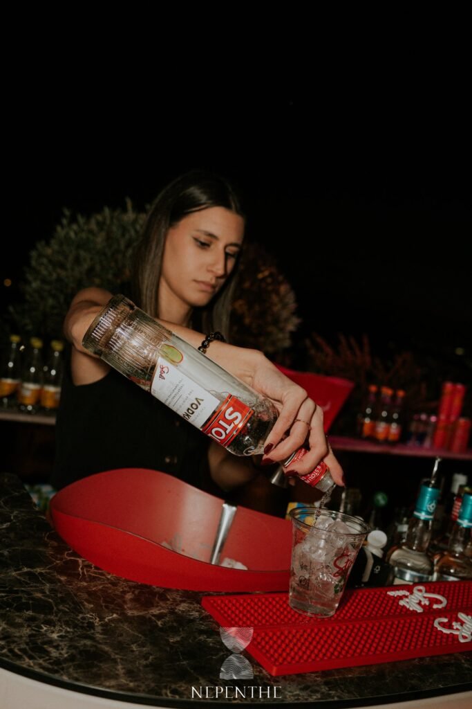 Stoli bucket at Mr President
