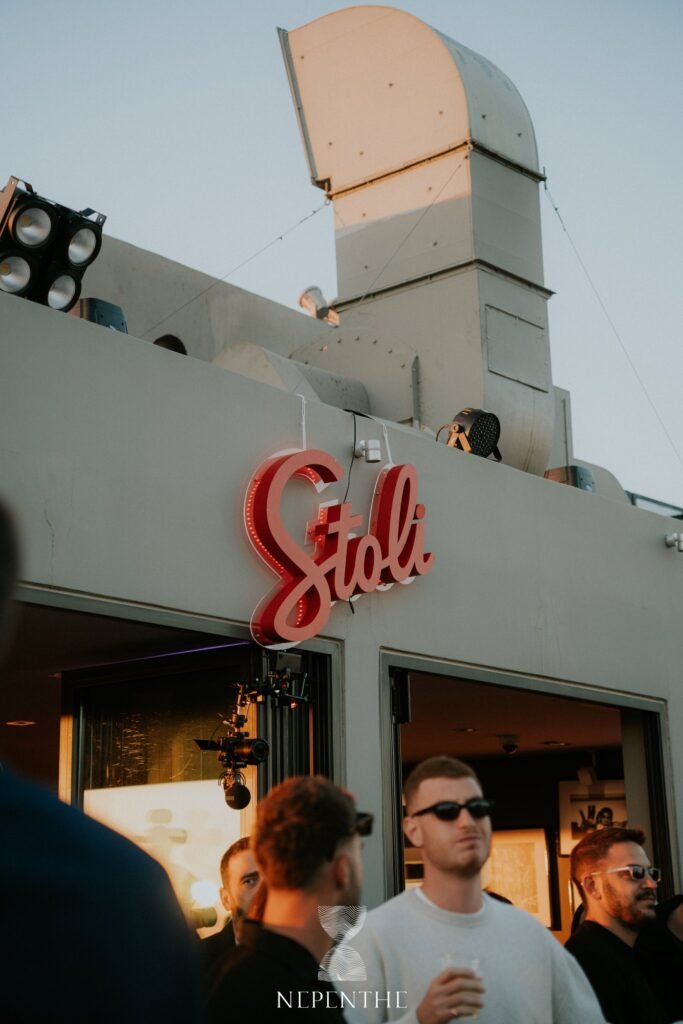 Stoli on the rooftop