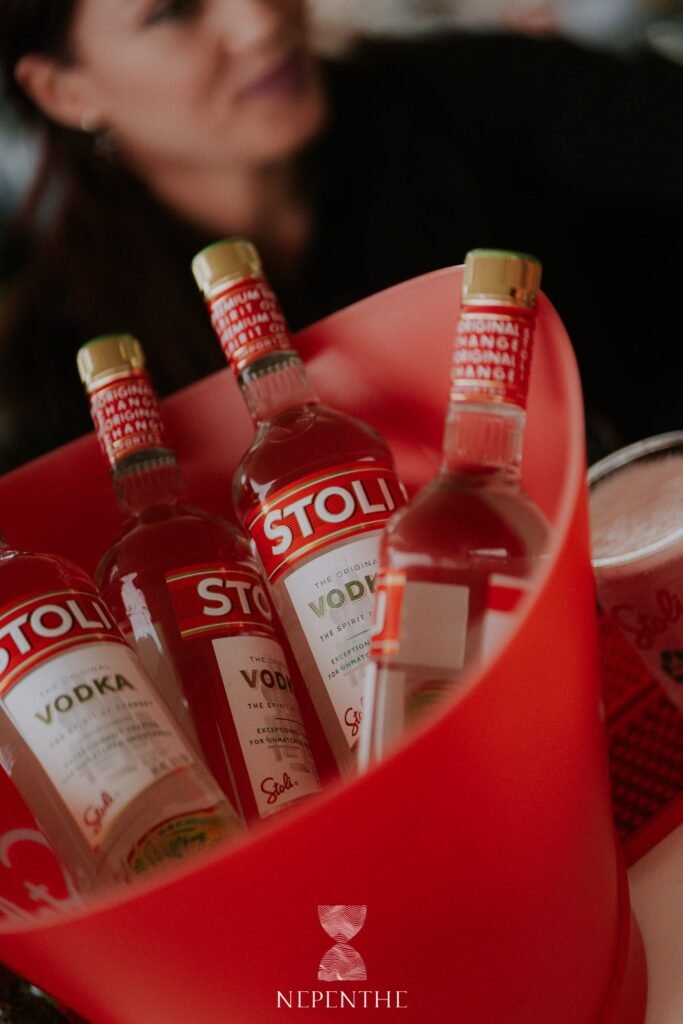 Stoli on ice